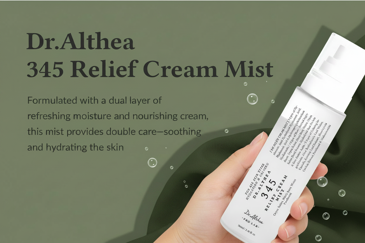 Dr. Althea 345 Relief Cream Mist - Army Green with Fabric