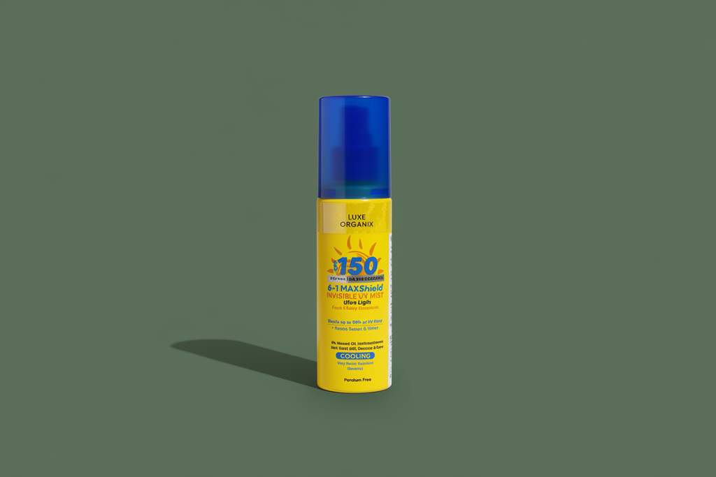 Luxe Organix SPF 150 6-in-1 MAXShield Invisible UV Mist Ultra Light 90ml