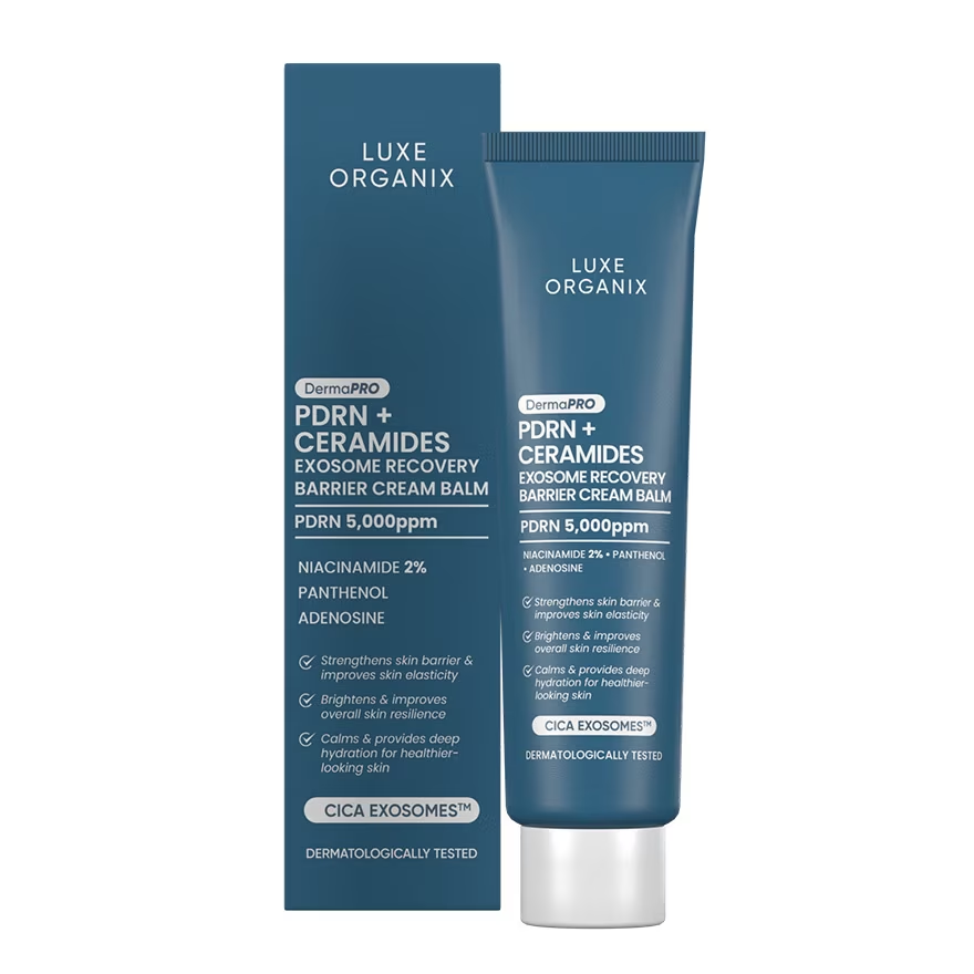 Luxe Organix DermaPRO PDRN + Ceramides Exosome Recovery Barrier Cream Balm