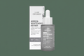 Luxe Organix ClinicalPRO Whitening Repair Ultra Light Glow Serum 30ml on dark army green background