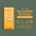 Luxe Organix Zero Shine Invisible Screen Daily Sun Stick - Army Green Background